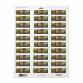 Mona Lisa Leonardo da Vinci Fine Art Etiket (Full Sheet)