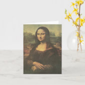 Mona Lisa Leonardo da Vinci Fine Art Kaart (Gele Bloem)