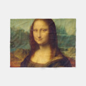 Mona Lisa, Leonardo da Vinci Fleece Deken (Voorkant (Horizontaal))