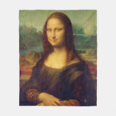Mona Lisa, Leonardo da Vinci Fleece Deken (Voorkant)