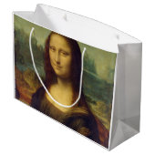 Mona Lisa, Leonardo da Vinci Groot Cadeauzakje (Achterkant Gekanteld)