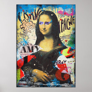 mona lisa, leonardo da vinci, klassieke kunst, ren poster