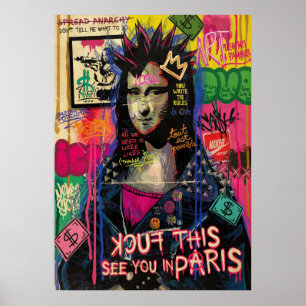 mona lisa, leonardo da vinci, klassieke kunst, ren poster