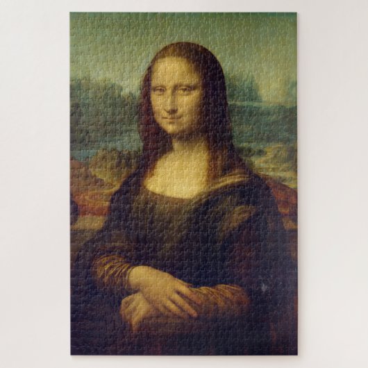 Mona Lisa, Leonardo da Vinci Legpuzzel (Verticaal)