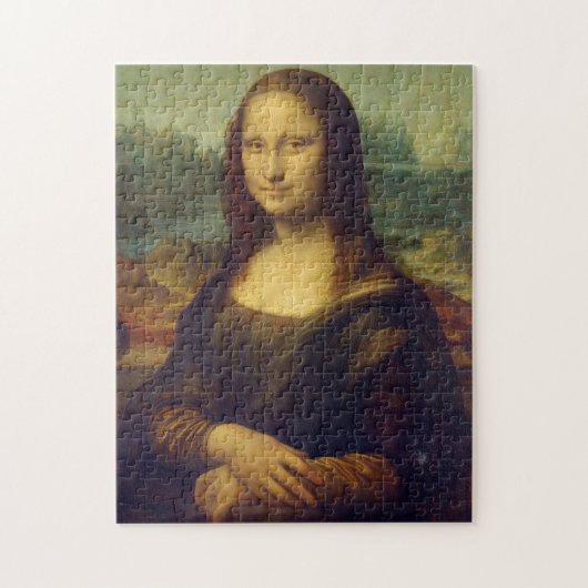 Mona Lisa, Leonardo da Vinci Legpuzzel (Verticaal)