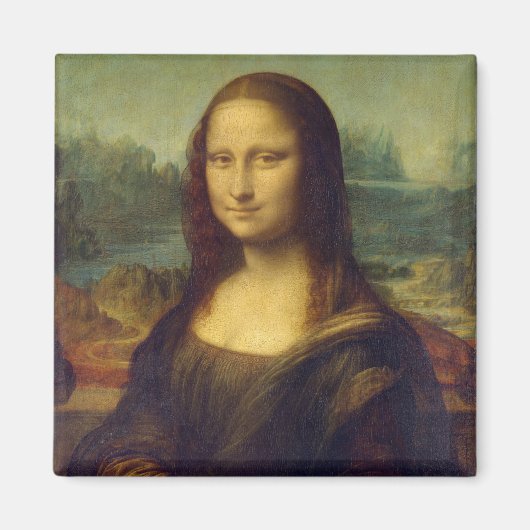 Mona Lisa, Leonardo da Vinci Magneet (Voorkant)