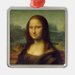 Mona Lisa - Leonardo da Vinci Metalen Ornament