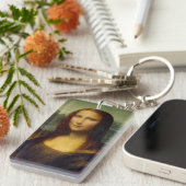 Mona Lisa Leonardo da Vinci Sleutelhanger (Voorkant Rechts)