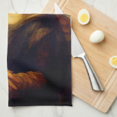 Mona Lisa | Leonardo da Vinci Theedoek (Quarter Fold)