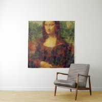 Mona Lisa Lettuce Fine Art Vegan Spoof
