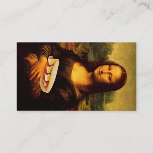 Mona Lisa Loves Panini Visitekaartje (Voorkant)