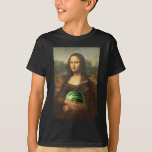 Mona Lisa Loves Watermelons T-shirt