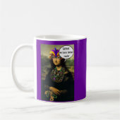 Mona Lisa Mardi Gras Koffiemok (Links)