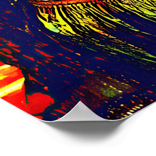 Mona Lisa Meme Pop Art Poster (Hoek)