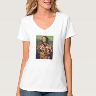 Mona Lisa met 40e reünie Women's White t-shirt
