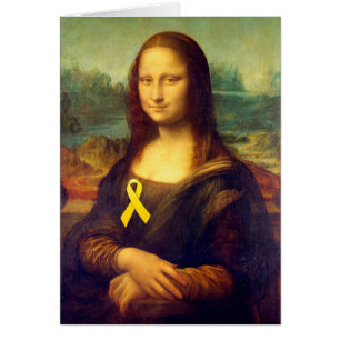 Mona Lisa met geel lintje