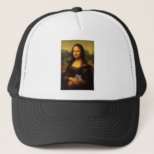 Mona Lisa met Hamster Trucker Pet