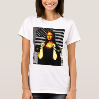 Mona Lisa met KettleBells T-shirt