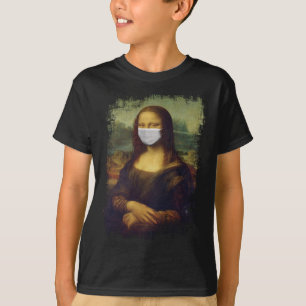 Mona Lisa met Masker T-shirt