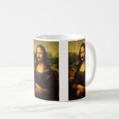Mona Lisa met Mustache Koffiemok (Voorkant rechts)