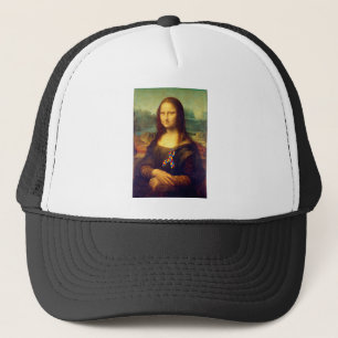 Mona Lisa met puzzel lint Trucker Pet