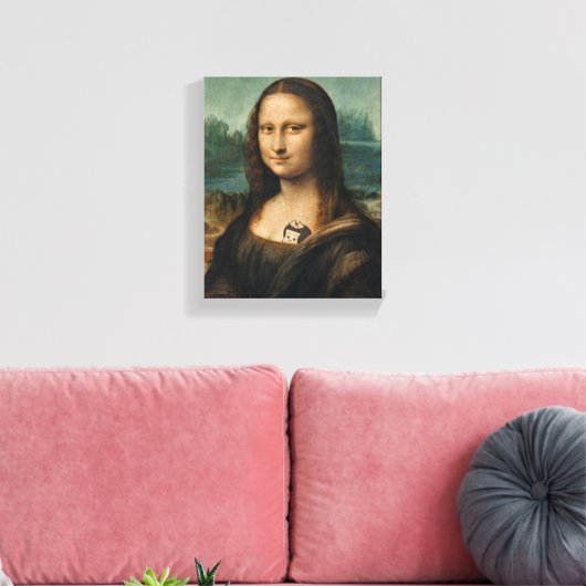 Mona Lisa, Mise à jour de l'impression de toile (Insitu(Salon))