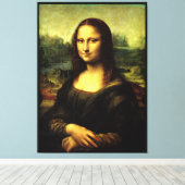 Mona Lisa, mooi kunstschilderij, Canvas Afdruk (Insitu (Houten vloer))