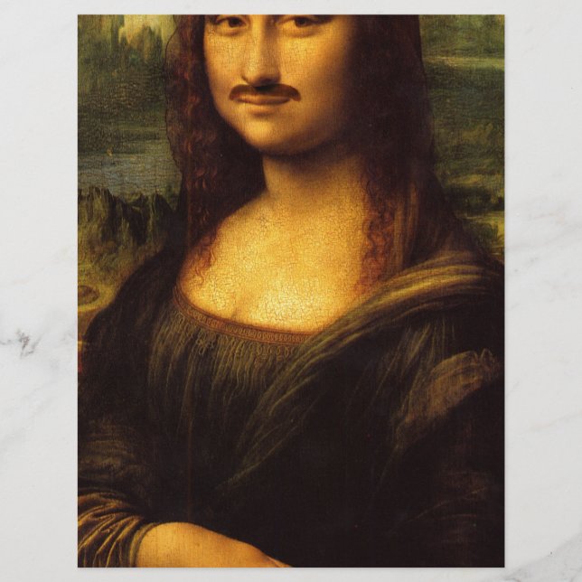 mona lisa mustache (Voorkant)