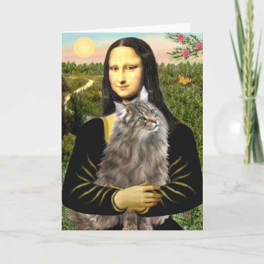 Mona Lisa - Noorse Boskat Kaart (Voorkant)
