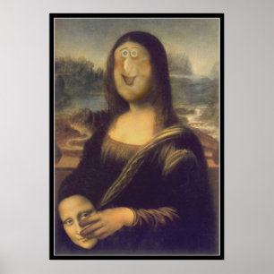 Mona Lisa - Ongemaskeerd Poster