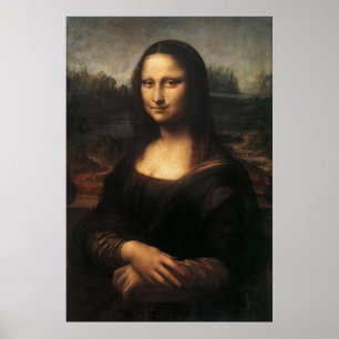 Mona Lisa op canvas Poster