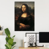 Mona Lisa op canvas Poster (Thuiskantoor)