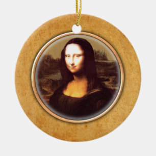 Mona Lisa Ornament van Leonardo-da Vinci.