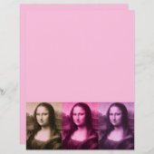Mona Lisa Paarse roze chocolade (Voorkant / Achterkant)