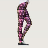 Mona Lisa Paarse roze chocolade Leggings (Rechts)