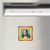 Mona Lisa Parody Portrait Magneet (Insitu (Vaatwasser))