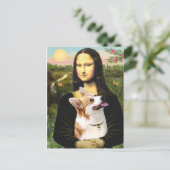 Mona Lisa - Pembroke Welsh Corgi 7b Briefkaart (Staand voorkant)