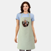 Mona Lisa Pilgrim Thanksgiving Schort (Gedragen)