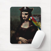 Mona Lisa Pirate met Mustache Muismat (Met muis)