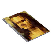 Mona Lisa pixel art Leonardo da Vinci, La Gioconda Notitieboek (Rechterzijde)