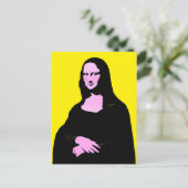 Mona Lisa Pop Art Briefkaart (Staand voorkant)