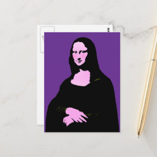 Mona Lisa Pop Art  Briefkaart