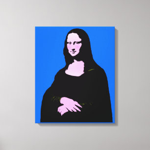 Mona Lisa Pop Art Style Canvas Afdruk
