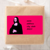 Mona Lisa Pop Art Style Etiket (Insitu)