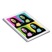 Mona Lisa - Pop Art Style Notitieboek (Rechterzijde)