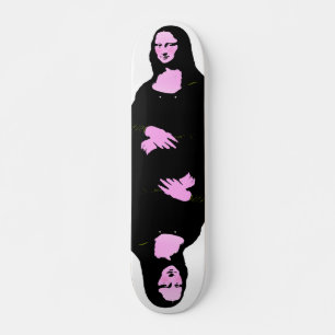 Mona Lisa Pop Art Style Skateboard