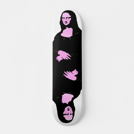 Mona Lisa Pop Art Style Skateboard (Voorkant)