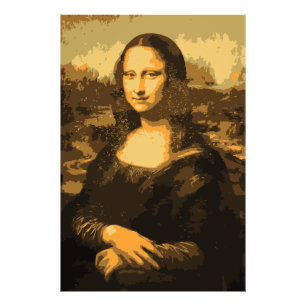Mona Lisa Portrait Foto Foto Afdruk