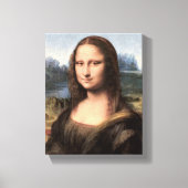 Mona Lisa Portrait / Schilderen Canvas Afdruk (Voorkant)