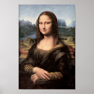 Mona Lisa Portrait / Schilderen Poster